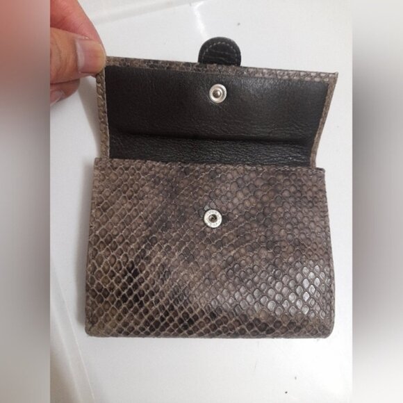 FURLA Brown Snakeskin Wallet - Picture 11 of 13